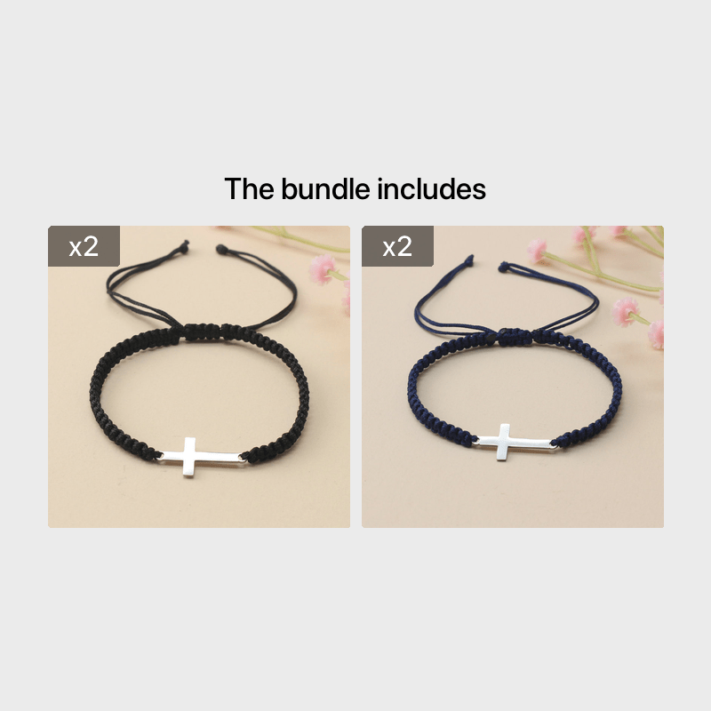 Cross Bracelet Men's Hand Jewelry